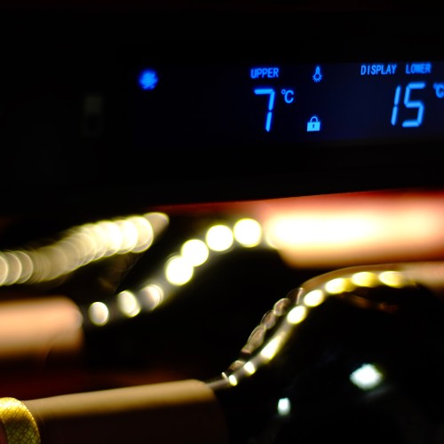 Sirius wine cooler with 2 temperature zones